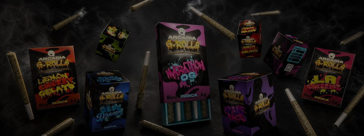 Arcadia G Rolls infused pre-rolls