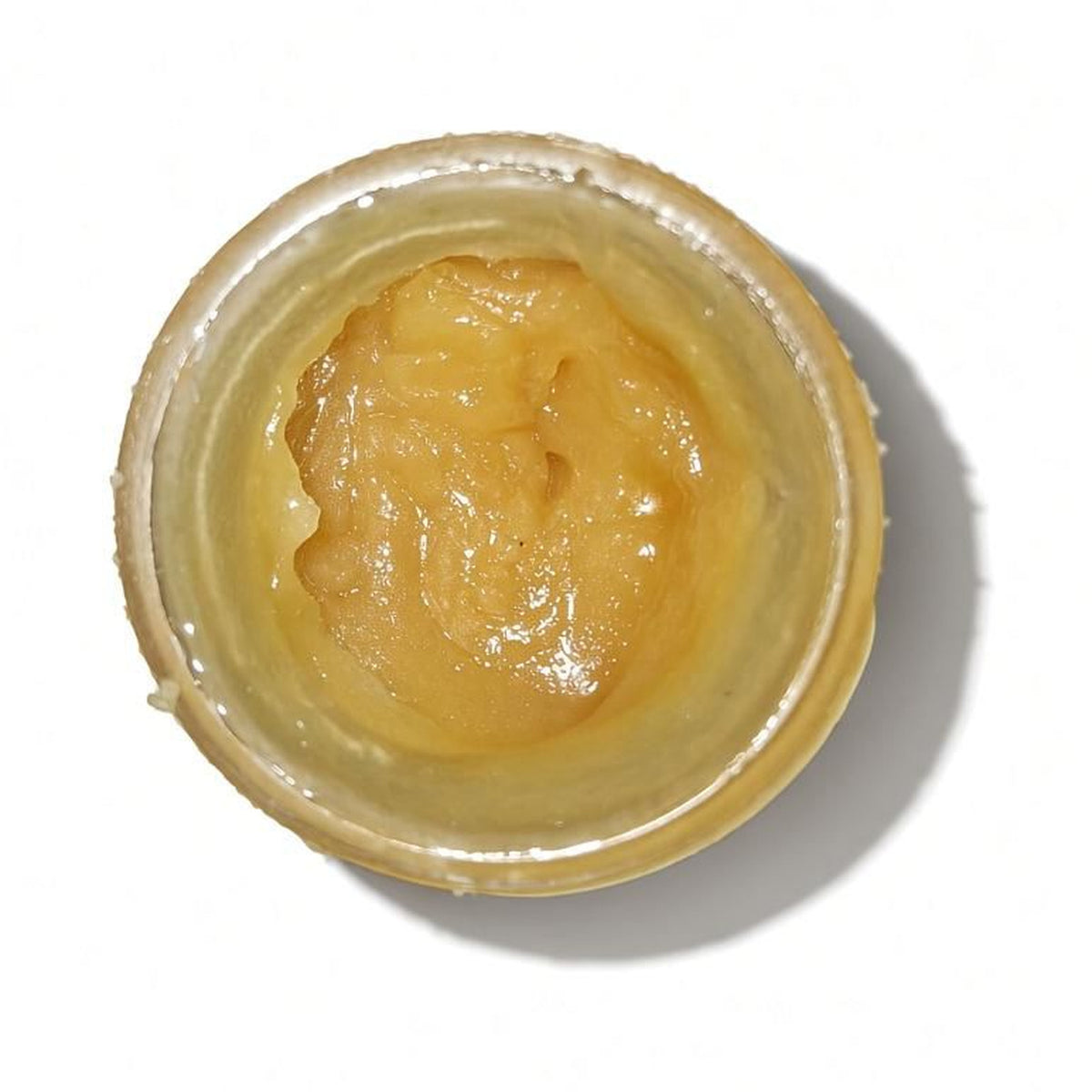 Arcadia THCA Live Resin Badder · Zour Apples open jar top view
