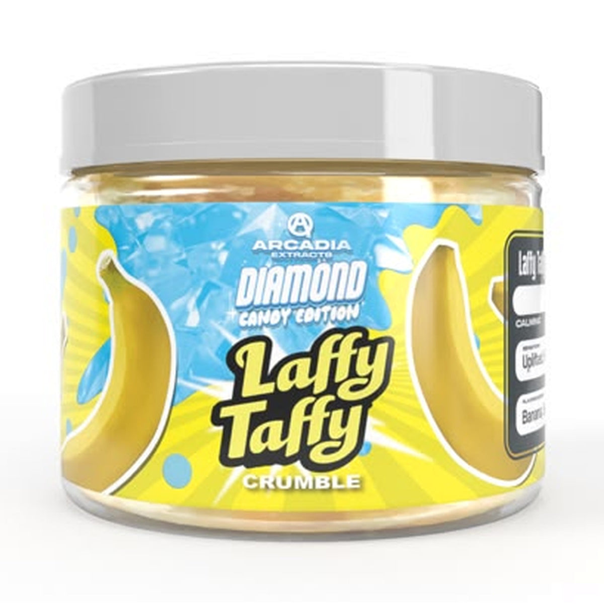 Arcadia THCA Live Resin Diamonds · Laffy Taffy jar