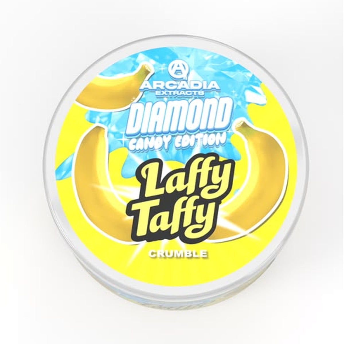 Arcadia THCA Live Resin Diamonds · Laffy Taffy lid