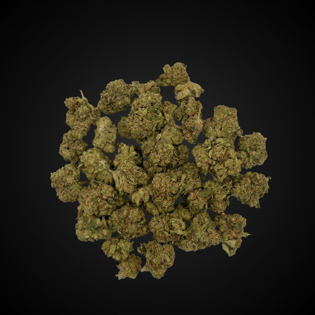 Cherry OG THCA flower buds, Arcadia budget smalls grade