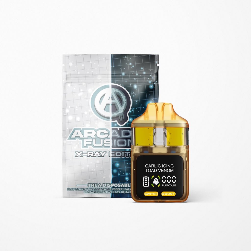 Arcadia X-Ray Vape Garlic Icing Toad Venom · hemp-derived THCA product photo