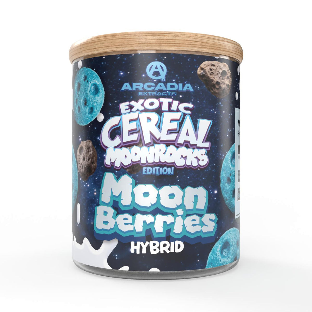 Arcadia THCA Moonrocks · Moon Berries jar