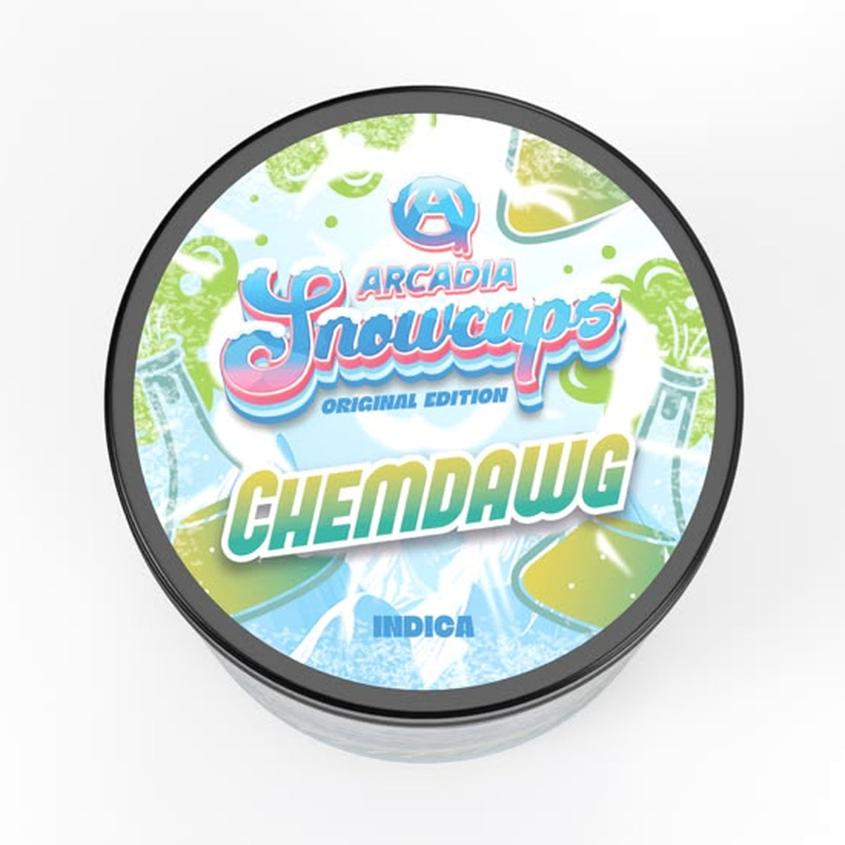 Arcadia THCA Snowcaps · Chemdawg lid
