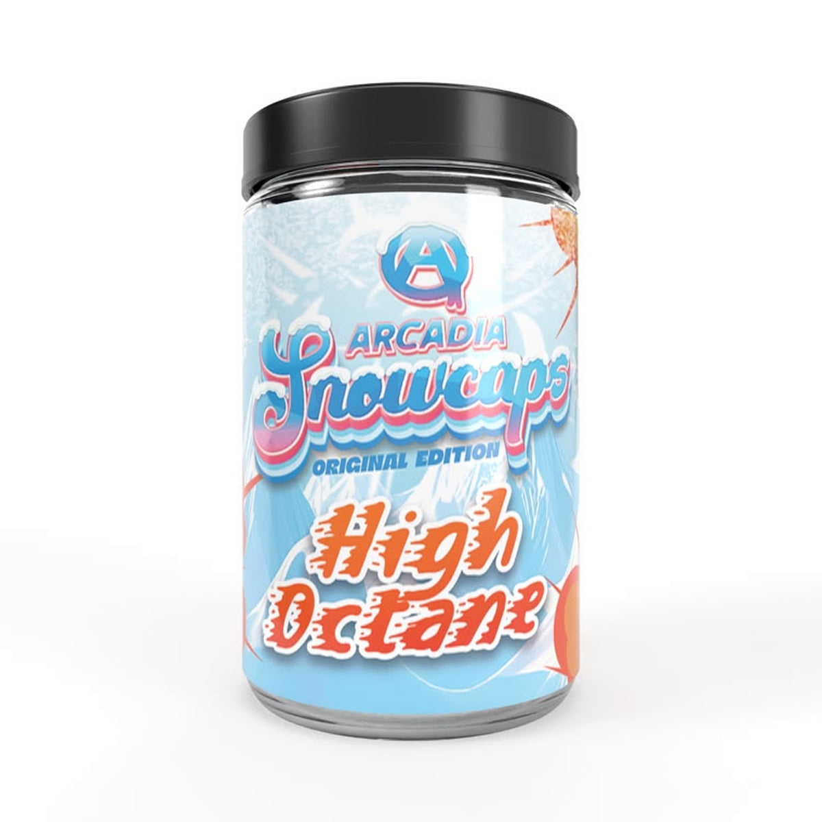 Arcadia THCA Snowcaps · High Octane jar