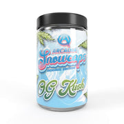Arcadia THCA Snowcaps · OG Kush jar