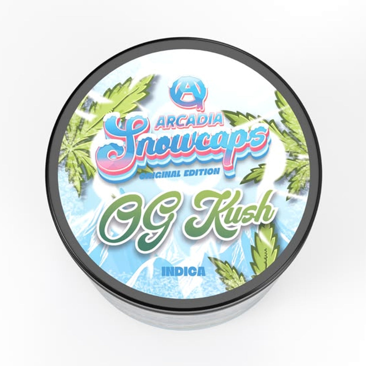 Arcadia THCA Snowcaps · OG Kush lid