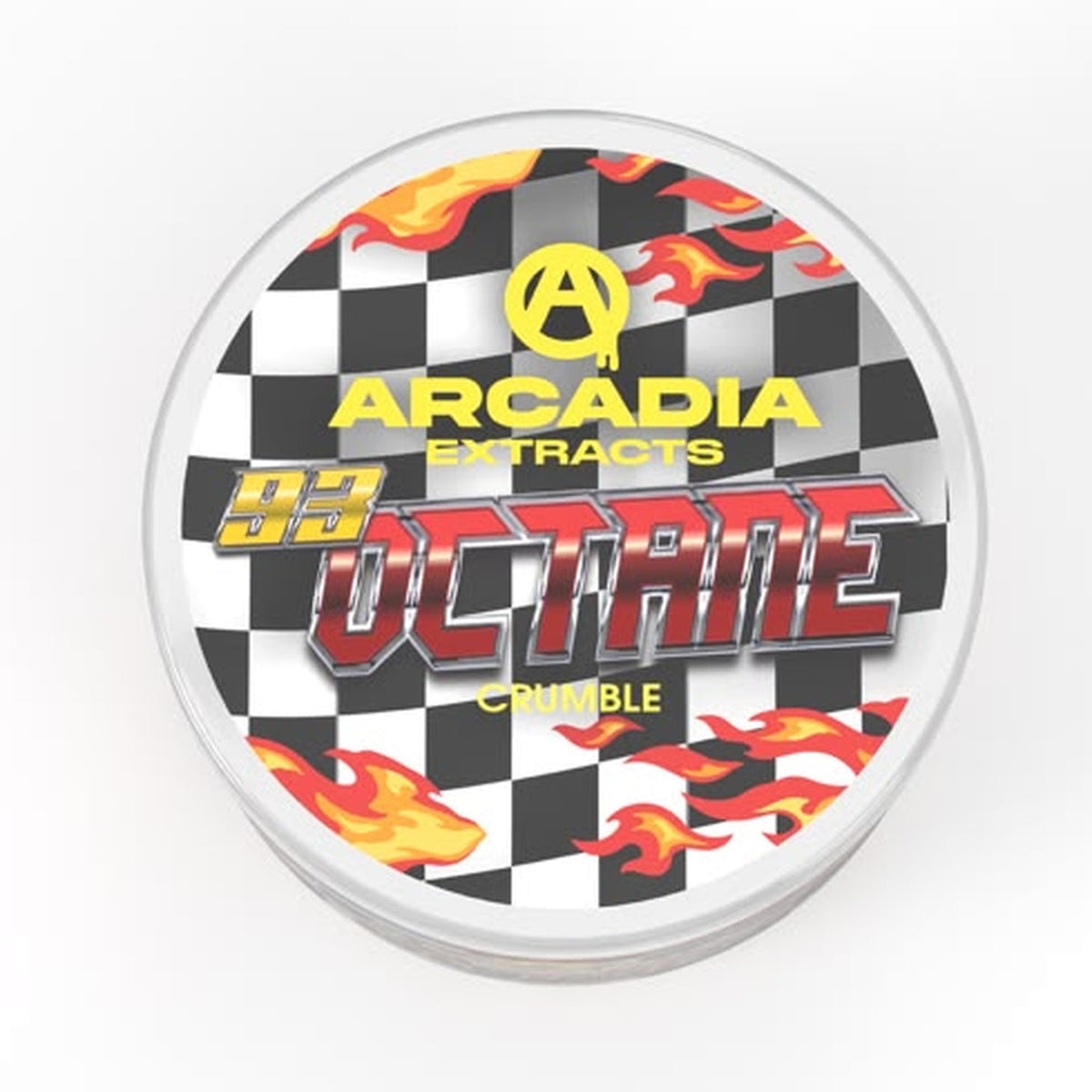Arcadia THCA Live Resin Sugar · 93 Octane lid