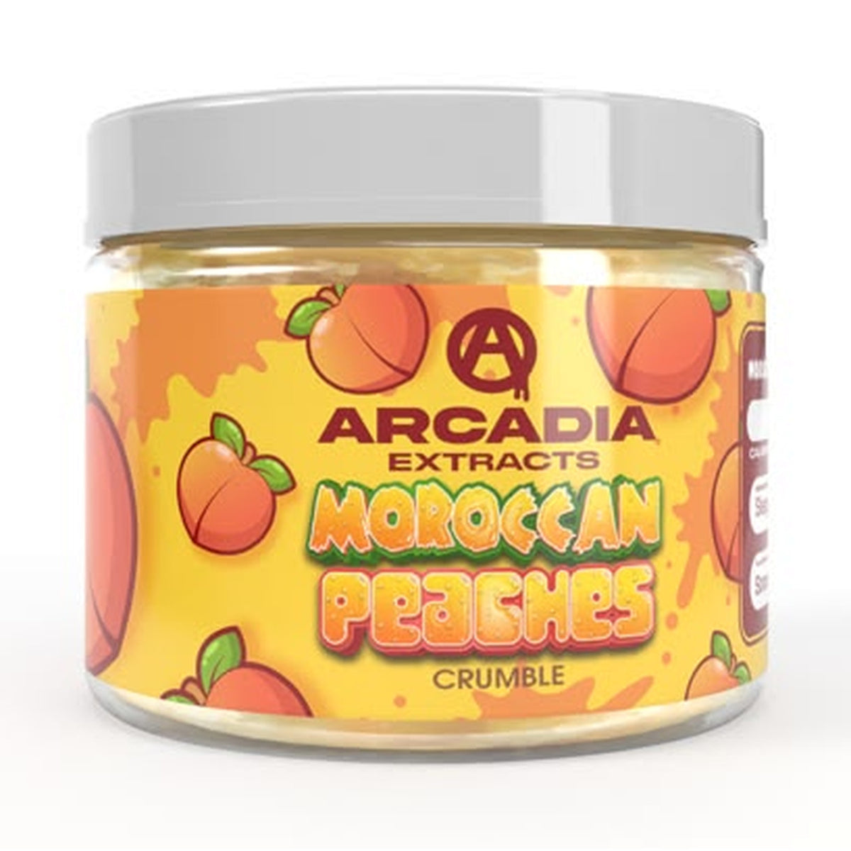 Arcadia THCA Live Resin Sugar · Moroccan Peaches jar